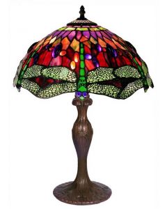 Warehouse of Tiffany Tiffany Style Dragonfly Table Lamp