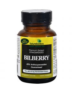 FutureBiotics Bilberry - 140 mg - 60 Capsules