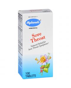 Hyland's Hylands Homeopathic Sore Throat - 100 Tablets