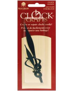 Walnut Hollow Clock Hands 2.75" & 3.5"-Black