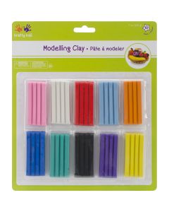 Multicraft Imports Modeling Clay 200g 10/Pkg-Assorted