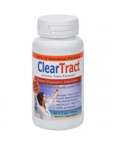 Cleartract D-Mannose Formula - 500 mg - 60 Capsules