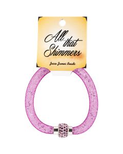 Jesse James All That Shimmers Ready-Made Bracelets-Raspberry