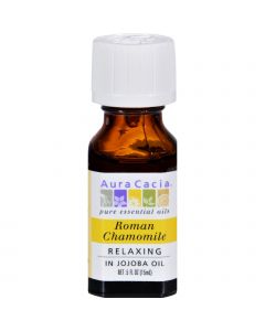 Aura Cacia Roman Chamomile Pure Essential Oil - 0.5 fl oz