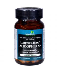 FutureBiotics Longest Living Acidophilus Plus - 100 Capsules