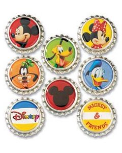 EK Success Disney Bottle Caps 8/Pkg-Mickey