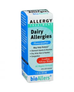 Bio-Allers Food Allergy Treatment - Dairy Allergies Unflavored - 1 oz