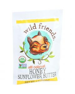 Wild Friends Organic Sunflower Butter - Honey - 1.15 oz - Case of 10