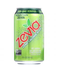 Zevia Soda - Zero Calorie - Mountain Zevia - Can - 6/12 oz - case of 4