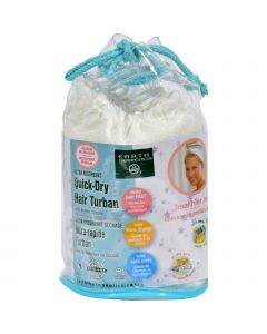 Earth Therapeutics Quick Dry Hair Turban Ultra-Absorbent - 1 Cloth