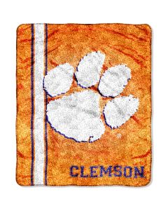 The Northwest Company Clemson College "Jersey" 50x60 Sherpa Throw
