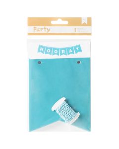American Crafts DIY Party Banner Kit-Blue & White