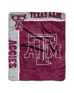 The Northwest Company Texas A&M "School Spirit" 50"x60" Raschel Throw (College) - Texas A&M "School Spirit" 50"x60" Raschel Throw (College)