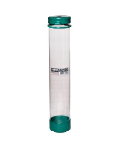 Viewtainer Tethered Cap Storage Container 2.75"X15"-Green