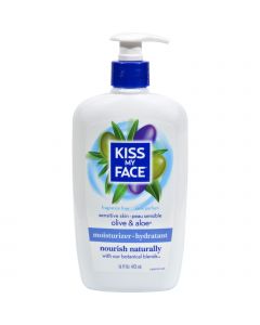 Kiss My Face Ultra Moisturizer Olive and Aloe Fragrance Free - 16 fl oz