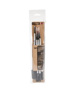 Prima Marketing Finnabair Art Basics Double-Ended Brush Set 4/Pkg-Texture #2