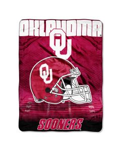 The Northwest Company Oklahoma College "Overtime" 60x80 Micro Raschel Throw