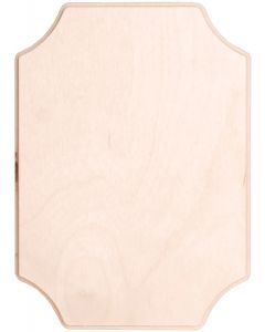 Walnut Hollow Baltic Birch French Corner Plaque-5"X7"X.38"