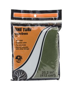 Woodland Scenics Turf 18 To 25.2 Cubic Inches-Green Grass - Fine