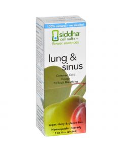 Siddha Flower Essences Lungs and Sinus - 1 fl oz
