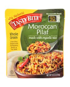 Tasty Bite Rice - Organic - Moroccan Pilaf - Whole Grain - 8.8 oz - case of 6