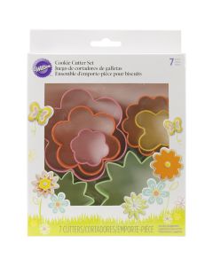 Wilton Cookie Cutter Set 7/Pkg-Mini Garden