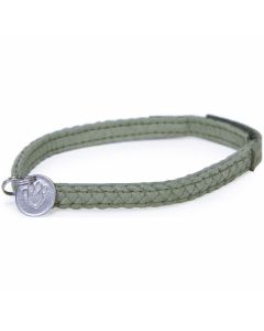 Worldwise Loved Ones Braided Breakaway Cat Collar-Green