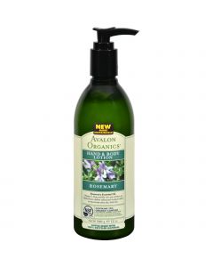 Avalon Organics Hand and Body Lotion Rosemary - 12 fl oz