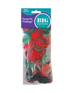 Blumenthal Lansing Favorite Findings Big Bag Of Buttons-Christmas 3.5oz
