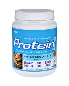 Nutrition53 Protein Shake - All Natural - Protein1 - Dutch Chocolate - 1.4 lb