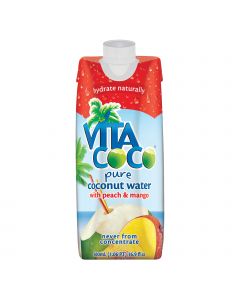 Vita Coco Coconut Water - Peach and Mango - Case of 12 - 500 ml