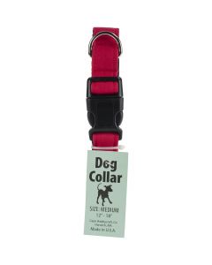 Cape Hobbycraft Medium Red Dog Collar W/Welded D-Ring Buckle-Neck Size 12"X18", 1" Width