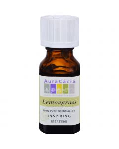 Aura Cacia Pure Essential Oil Lemongrass - 0.5 fl oz