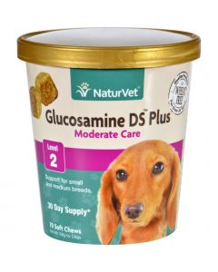 NaturVet Glucosamine - DS Plus - Dogs and Cats - Cup - 70 Soft Chews