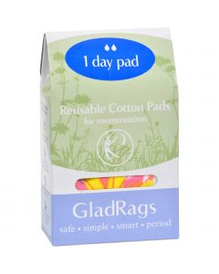 Gladrags Color Cotton Day Pad - 1 Pack