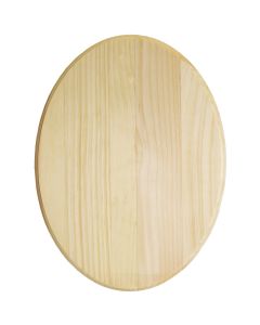 Walnut Hollow Pine Oval Plaque-9"X12"X.63"