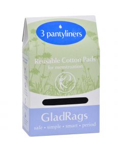 Gladrags Color Pantyliner Regular Cotton - 3 Pack