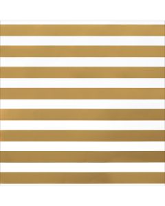 American Crafts DIY Shop 2 Specialty Cardstock 12"X12"-Thick Gold Foil Stripe On White
