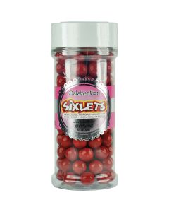 Celebrations By SweetWorks Sixlets(R) 4.5oz-Red - Celebrations By SweetWorks Sixlets(R) 4.5oz-Red