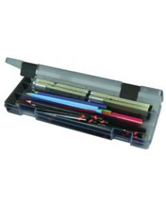 ArtBin Pencil Box-12.38"X4.875"X1.75" Translucent Charcoal