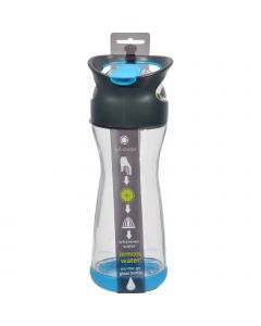 Full Circle Home On the Go Lemon Glass Water Bottle - Blueberry