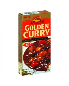 S&B SandB Sauce Mix - Golden Curry - Mild - 3.5 oz - Case of 12
