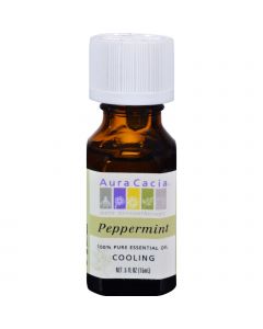 Aura Cacia Pure Essential Oil Peppermint - 0.5 fl oz