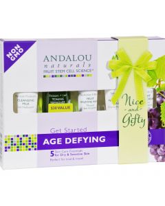 Andalou Naturals Get Started Age Defying - 5 Piece Kit