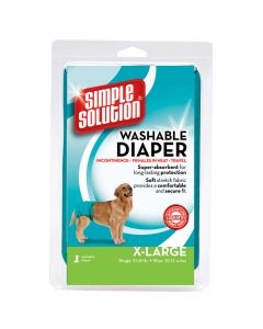 Simple Solution Washable Dog Diaper Extra Large Teal