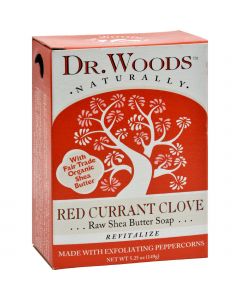 Dr. Woods Bar Soap Red Currant Clove - 5.25 oz