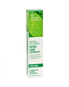 Desert Essence Toothpaste - Tea Tree U/Care Mint - 6.25 oz