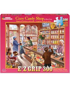 White Mountain Puzzles Jigsaw Puzzle 300 Pieces 24"X30"-Cozy Candy Shop