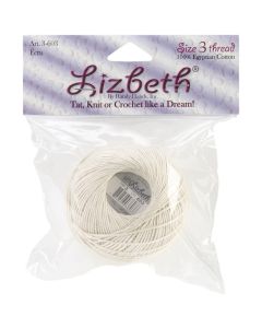 Handy Hands Lizbeth Cordonnet Cotton Size 3-Ecru