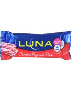 Clif Bar Luna Bar - Organic Chocolate Peppermint - Case of 15 - 1.69 oz